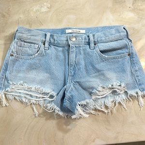 Low rise Light Washed PacSun Blue Jean Shorts. Size 24